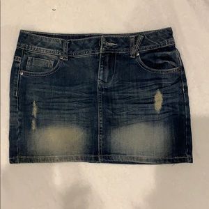 Denim Mini Skirt